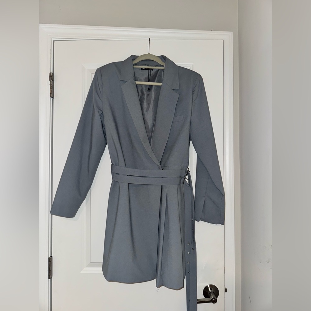 Zara Pleated Blazer Dress - Picture 4 of 4